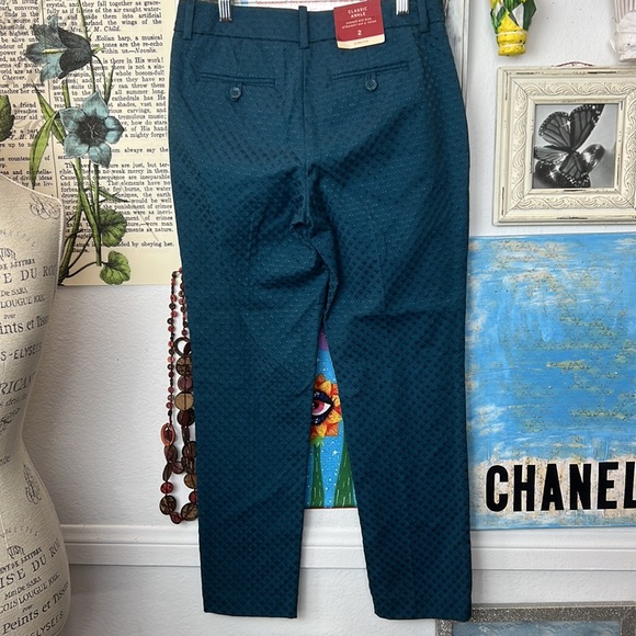 Merona NWT Stretch classic Ankle pants Sz. 2 Higher mid rise straight hip&thigh - Picture 8 of 8